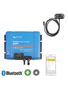 Set Regolatori di carica: vendita online Regolatore di carica 70Ah MPPT 12/24/48V 150Voc + Bluetooth Victron Energy