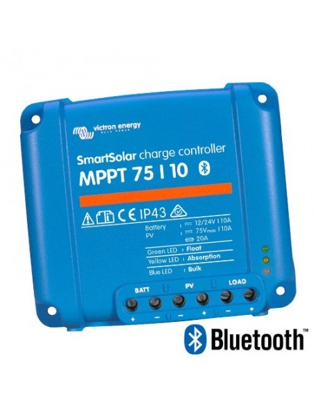 Regolatori di carica MPPT: vendita online Regolatore di Carica MPPT Smartsolar 75/10 75Voc 10A Victron Energy