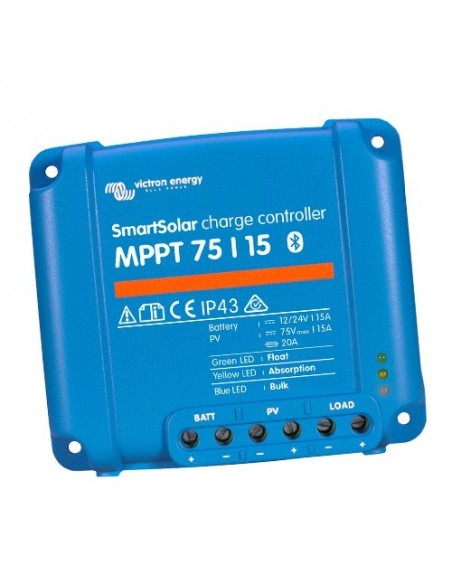 Regolatori di carica MPPT: vendita online Regolatore di Carica MPPT Smartsolar 75/15 75Voc 15A Victron Energy