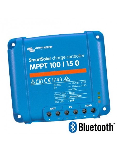 Regolatori di carica MPPT: vendita online Regolatore di Carica MPPT Smartsolar 100/15 100Voc 15A Victron Energy