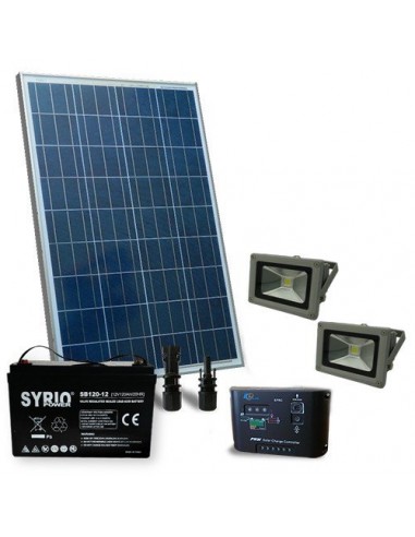 Solar Lighting Kit 130w 12v Outdoor Lighthouse Led 30w Agm Battery 130w 12v Solar Lighting Kit For Outdoor With 2 X 30w Lighthouse Photovoltaic