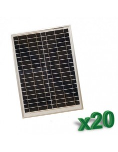 Photovoltaic Solar Panel 80W 12V SR Polycrystalline System Camper Boat Chalet