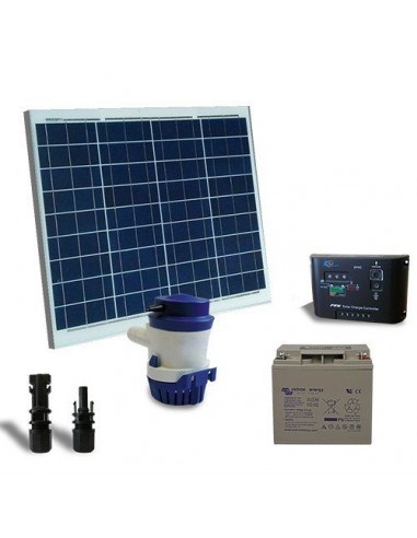 Kit arrosage solaire autonome 30W 12V pompe12V  irrigation 750GPH régulateur de