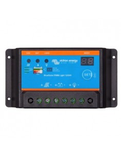 BlueSolar PWM Charge Controller 5A 12/24V LCD Display and USB Victron Energy