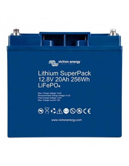 12,8V 20Ah Lithium SuperPack Battery Victron Energy Photovoltaic Accumulation
