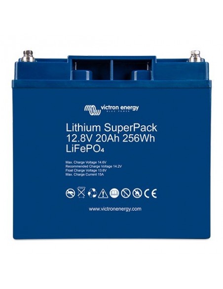 Batteria SuperPack Litio da 12,8V 20Ah Victron Energy Fotovoltaico Accumulo