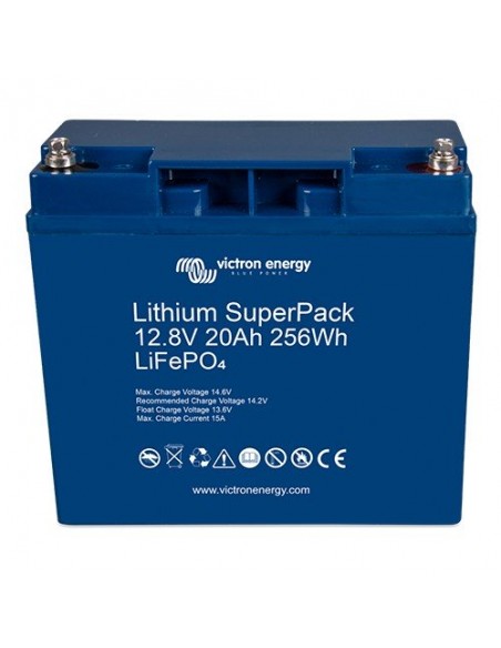 12,8V 20Ah Lithium SuperPack Battery Victron Energy Photovoltaic Accumulation