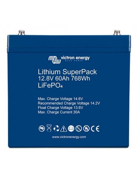 12,8V 20Ah Lithium SuperPack Battery Victron Energy Photovoltaic Accumulation