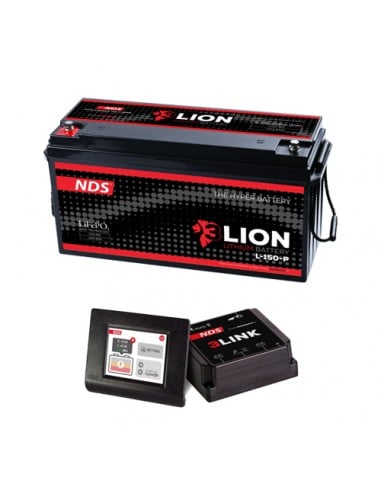 KIT 3LION NDS  litio batería 150Ah 12.8V con BMS 3LINK es display touch