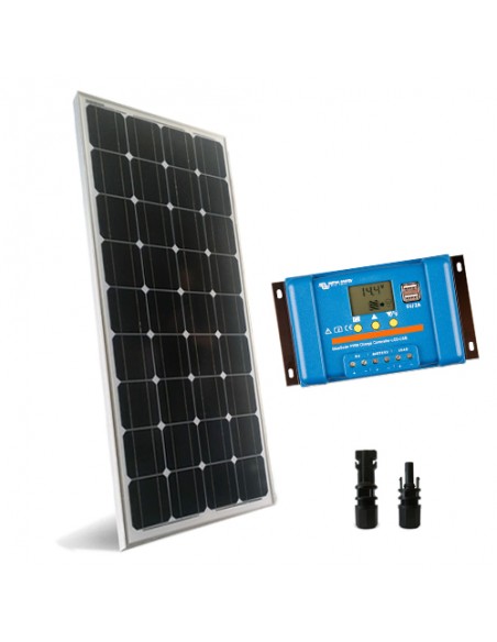 Kit Pannello Solare 100W Con Regolatore Di Carica 30A - Sistema Fotovoltaico Per Camper, Casa E Esterno - Foto 3