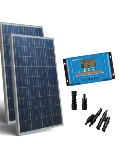 Kit Panneau solaire 300W 24V Régulateur de charge PWM 20A epsolar