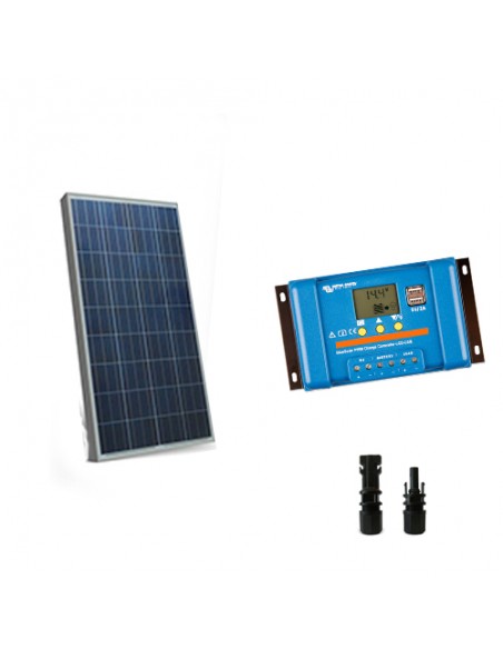 Solar Kit Base2 175W 12V photovoltaic panel Poly Controller 20A PWM Camper