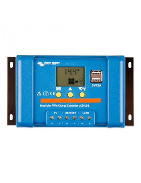 Solar Kit Base 350W 12/24V photovoltaic panel Poly Controller 30A PWM Camper