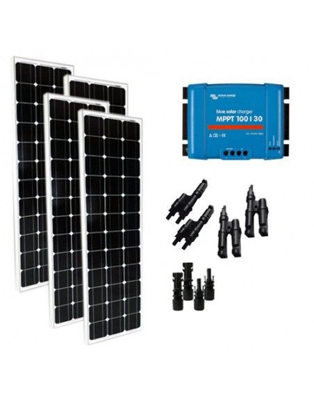 Panel solar 500 W Off Grid Kit Solar 2 Piezas 250 W 18 V Panel Solar  Flexible Módulo fotovoltaico monocristalino 60A Controlador para Barco  Coche Caravana 60A Controller : : Industria, empresas y ciencia
