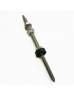 Double Thread Screw 300mm Roof Wavy, Cups, Sheet Metal, Corrugated, Wood Beams