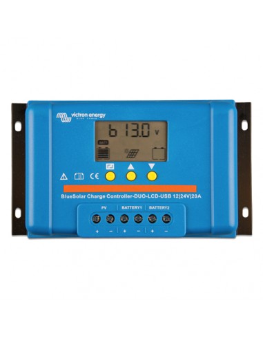 Controlador de carga BlueSolar DUO PWM 20A 12/24V Automático Victron Energy