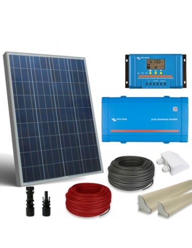 Kit Solar Camper 100W 12V Base Panel fotovoltaico 