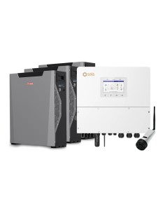 Dreiphasige Speichersystem Wechselrichter Solis 12kW Lithium-Akku Weco 16.11kWh