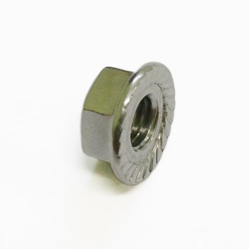 Dadi Flangiati Seghettati M5 - Confezione Da 60 Pezzi In Acciaio Zincato Nero - Foto 3