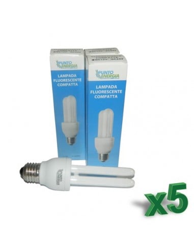 Set 5 X Compact Fluorescent Light Bulb 11 W  12 V
