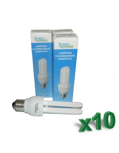 Set 10 X Ampoule fluocompacte 11 W  12 V