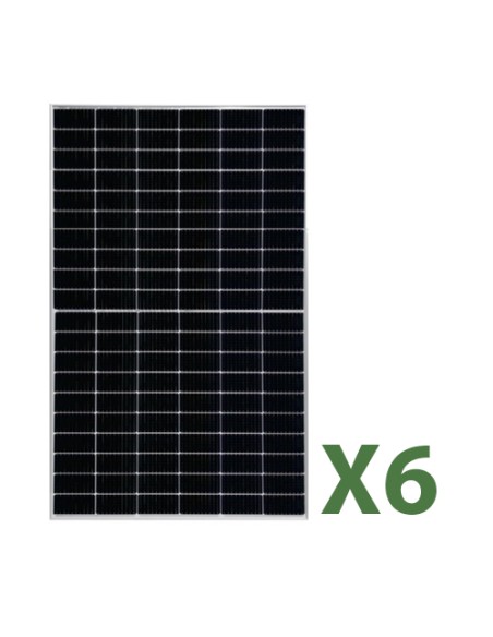 Set de 6 panneau photovoltaïques 415W Total 2490W EGING PV Demi-cellule