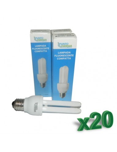 Set 20 X Bombilla fluorescente compacta 11 W  12 V