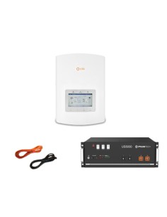 Système d'accumulation monophasé Onduleur Solis 5kW Lithium Pylontech 4.8kW