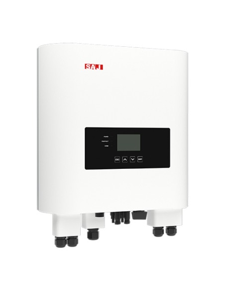 Inverter ibrido monofase SAJ 6kW H1-6K-S2 doppio MPPT sezionatore DC