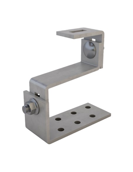 Fully adjustable bracket for solar photovoltaic tile