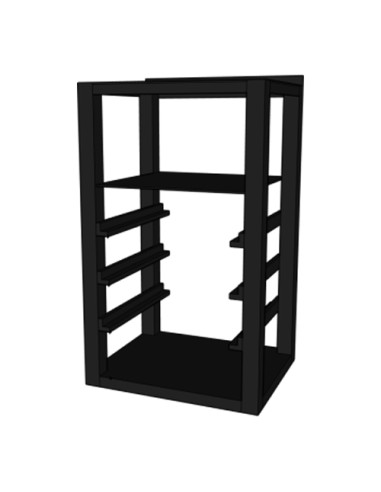 Rack cabinet for up to 4 Pylontech lithium battery modules BMS photovoltaic