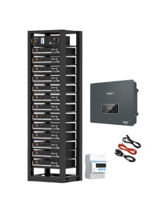 Système de stockage triphasé onduleur ZCS Azzurro 10kW lithium Pylontech 28.8kWh