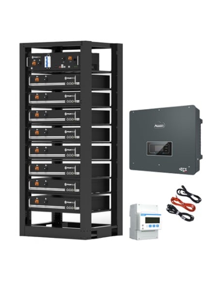 Sistema de almacenamiento trifásico inversor ZCS Azzurro 10kW Pylontech 19.2kWh