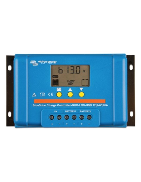 Serie Light: vendita online Kit solare camper 175W 12V pannello policristallino regolatore PWM BlueSolar