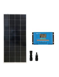 Kit Solaire Camper 175W 12V panneau polycristallin régulateur PWM BlueSolar