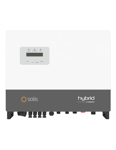 Onduleur hybride triphasé Solis 6kW pour système photovoltaïque Stockage lithium