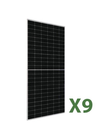 Set 9 doppelseitigen Photovoltaik-Solarmodul 545W gesamt 4905W mono EGING PV