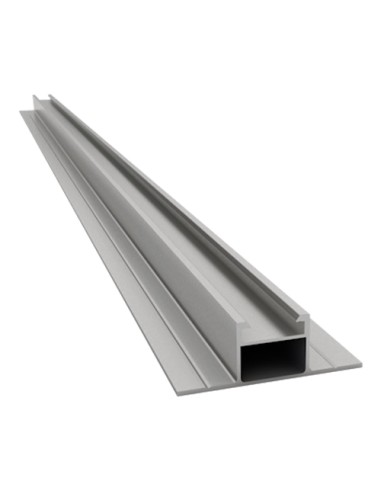 Perfil en aluminio 380mm estructura de fijación fotovoltaica lámina corrugada
