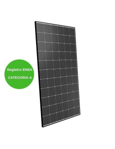 Peimar 505W monocrystalline photovoltaic solar panel Made in Italy black frame