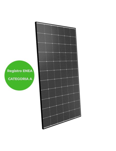 Panel solar fotovoltaico monocristalino Peimar Made in Italy de 505W marco negro