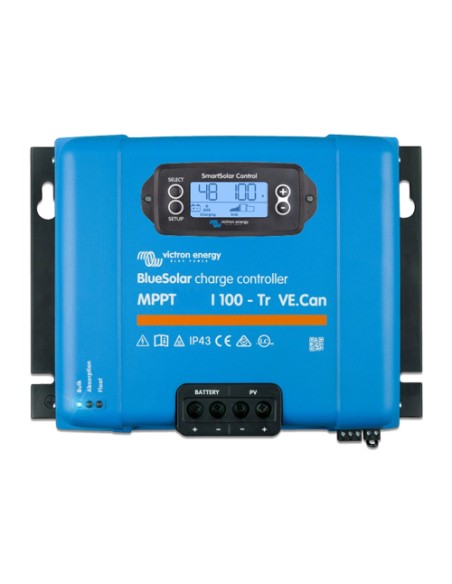 Regolatori di carica MPPT: vendita online Regolatore di carica BlueSolar MPPT 150/100-Tr VE.Can 150Voc 100A Victron Energy