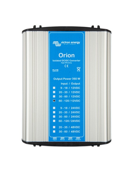 Voltage converter DC-DC Orion isolated 360W 110/24-15A Victron Energy Voltage converter DC-DC Orion isolated 360W 110/24-15A Victron Energy