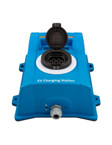 Columna de carga 7.3kW monofásica 22kW trifásica Victron Energy coche eléctrico