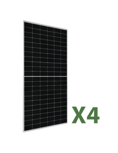 Set de 4 panneaux photovoltaïques 500W total 2000W Jasolar mono demi-cellule