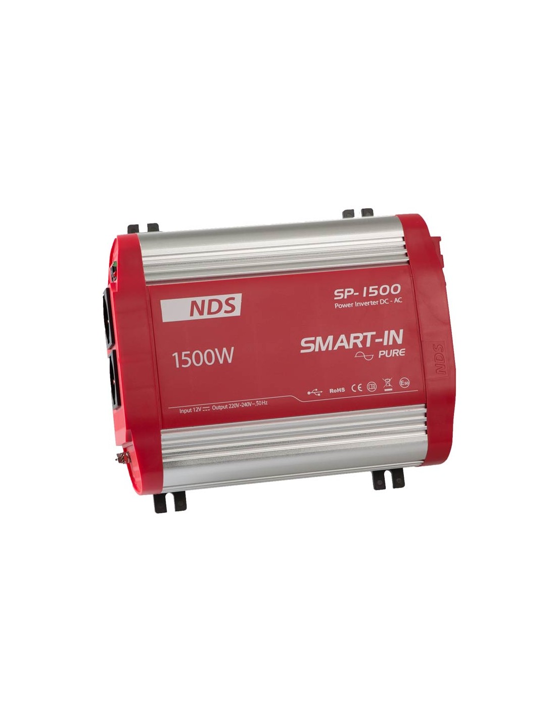 1500W PURE SINE WAVE INVERTER 12VDC:230VAC