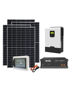 Kit solar fotovoltaico 3600Wp 24V 4500Wh Enersol