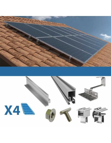 Hengda Sistema di montaggio per pannelli solari fotovoltaici, kit