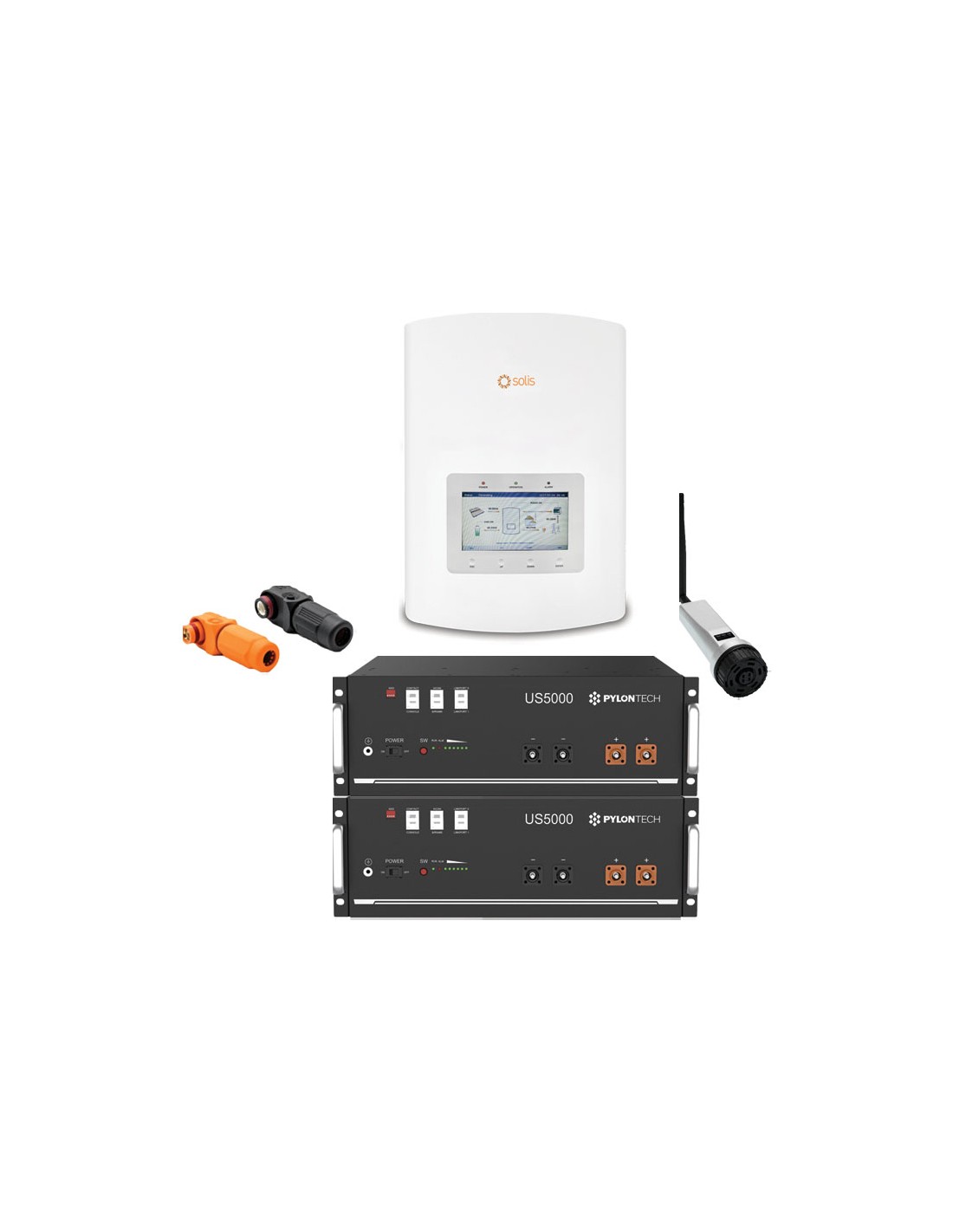 Connecteur De Support Pour Batterie Pylontech US5000 - Fixation Entre Modules, Sans Armoire - 3