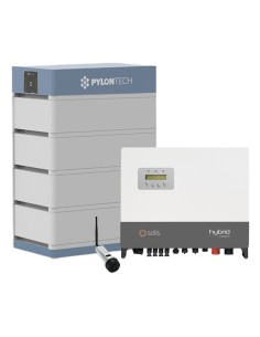 Sistemi di accumulo (inverter + batterie) Off-Grid: vendita online Sistema di accumulo trifase Off-Grid inverter Solis 6kW li...