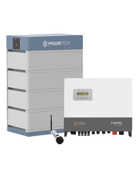 Système de stockage triphasé Onduleur hors réseau Solis 6kW Pylontech 14.20kWh